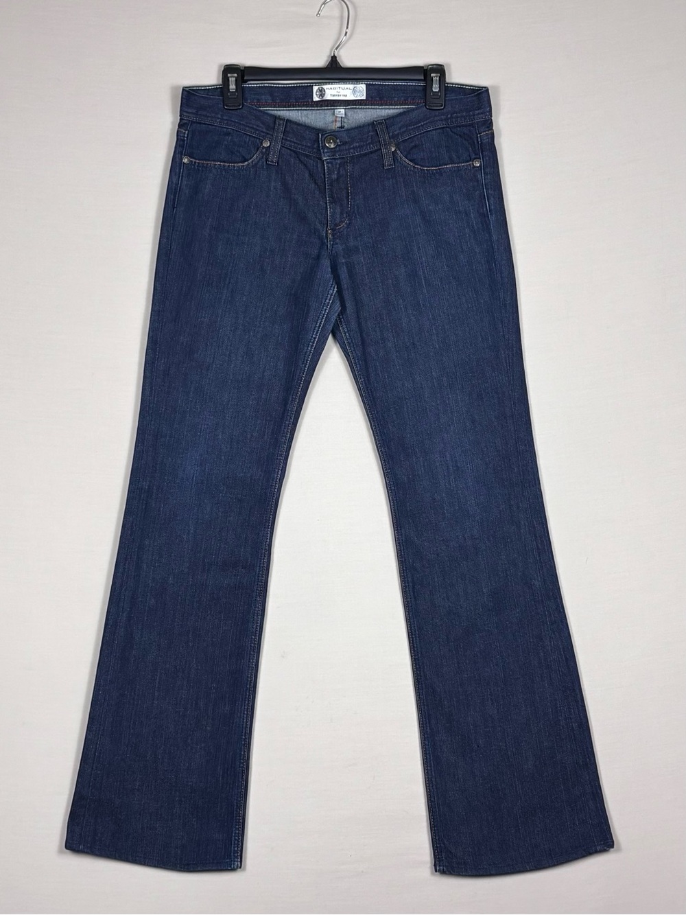 Tory Burch Habitual Dark Wash Bootcut Jeans Size 29 Premium Stretch